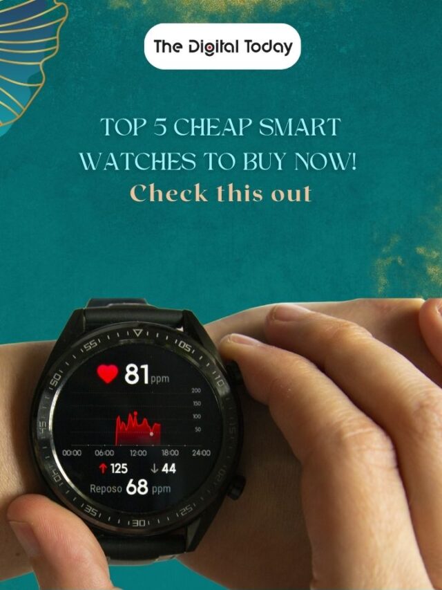 Top 5 Cheap Smart Watches To Buy Now!