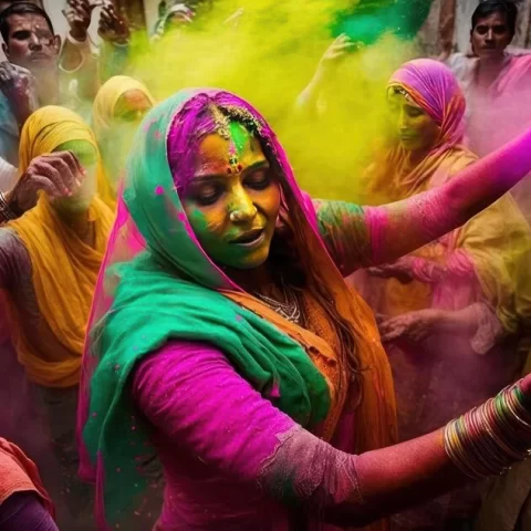 Diverse Holi Celebrations Across India.