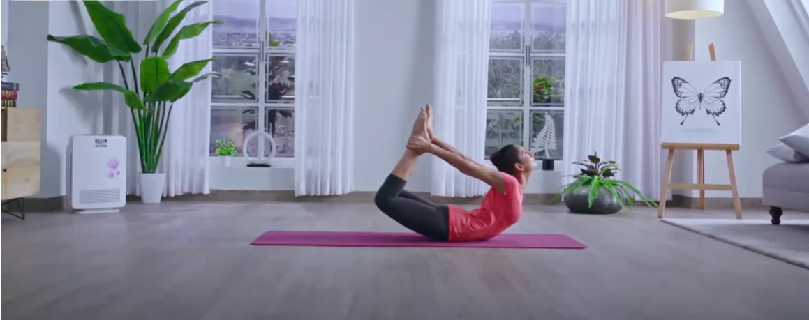 Bow Pose (Dhanurasana):