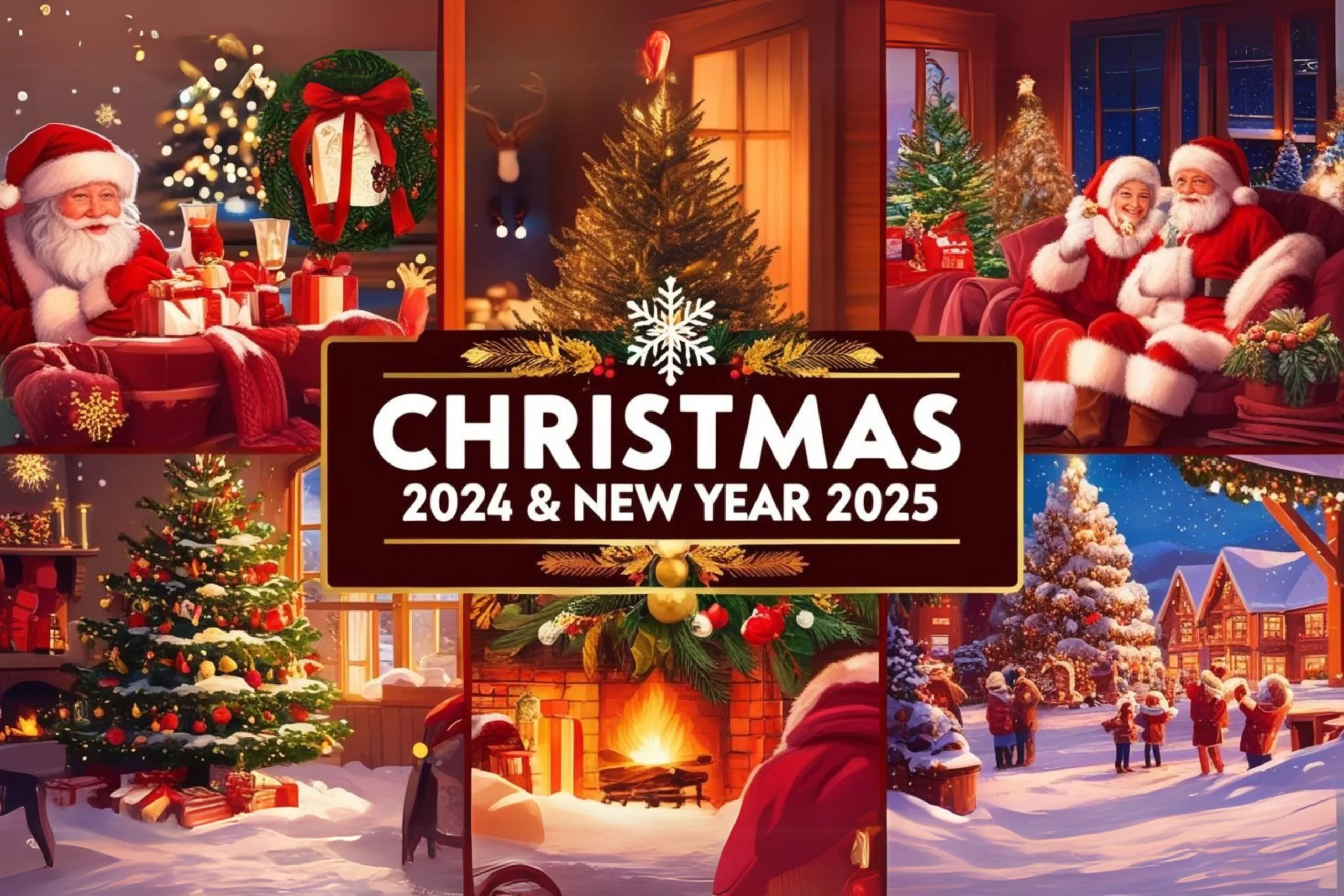 30+ Merry Christmas 2024 and Happy New Year 2025 Wishes