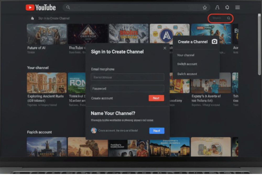 Beginner Steps to Start a YouTube Channel Easily 1